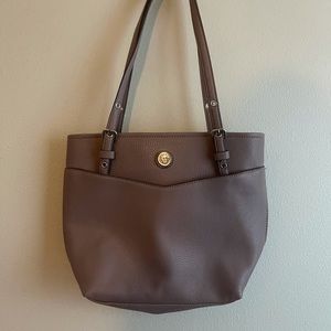 Rose colored Anne Klein handbag